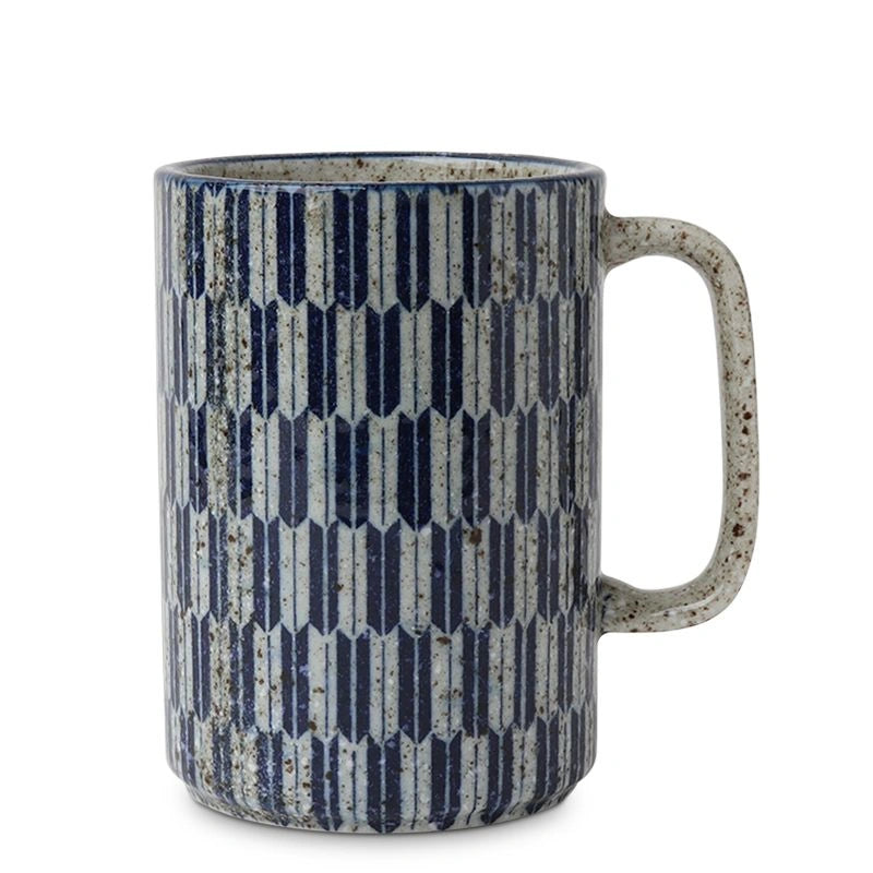 Blue Yagasuri Mug