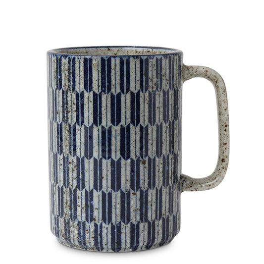 Blue Yagasuri Mug