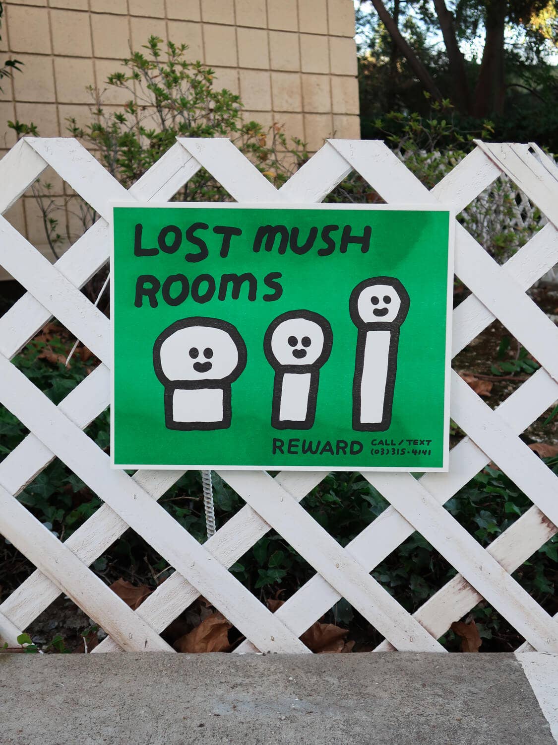 Lost Mushrooms Risograph Print | Oitama (CA)