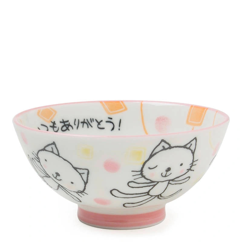 Pink Cat Rice Bowl(Japan)