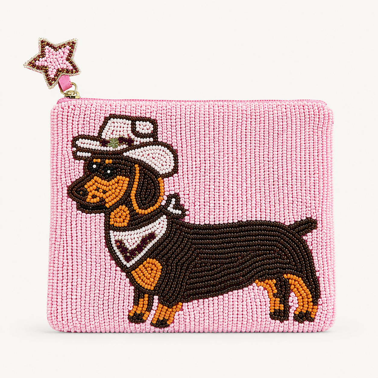 Dachshund Dog Cowboy Hat Coin Purse | Lily Posh (CA)