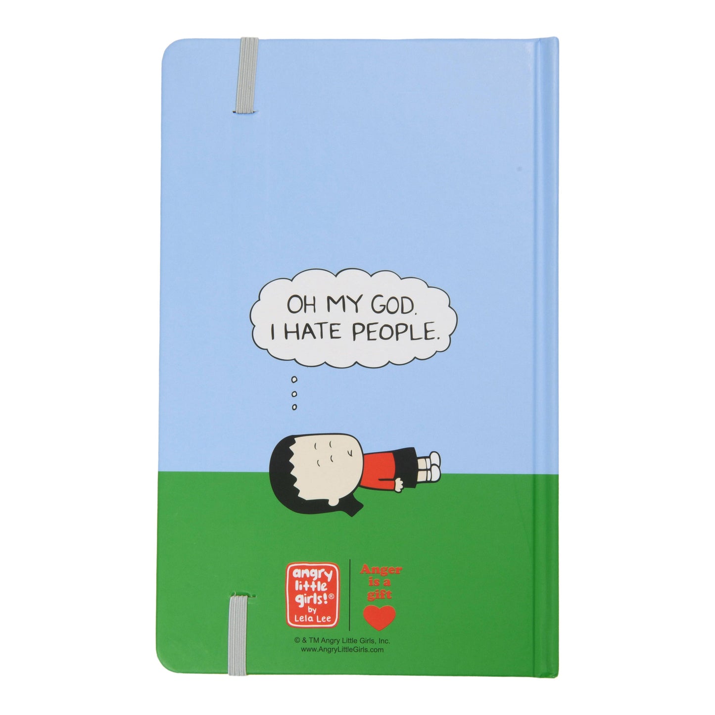 I Hate People | Lined Blank Journal | Angry Little Girls (CA)