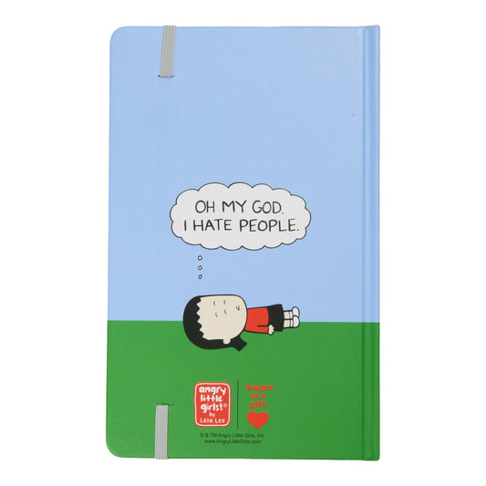 I Hate People | Lined Blank Journal | Angry Little Girls (CA)