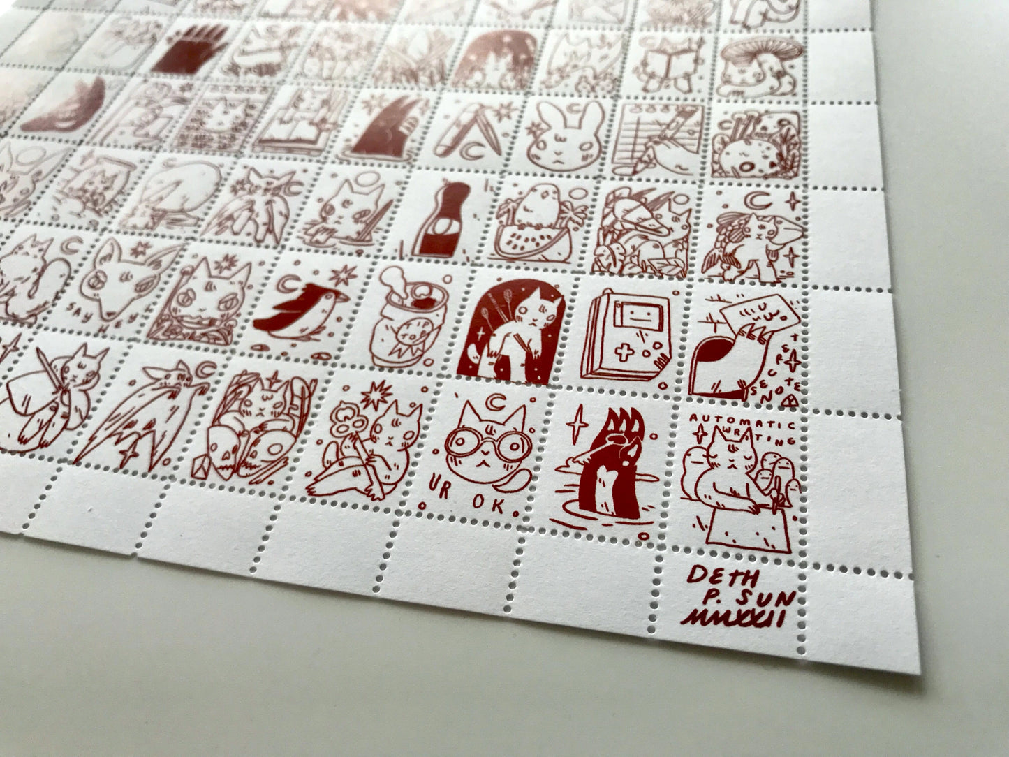 Portland Stamp Company Artist Series | Deth P. Sun (CA) | Creatures