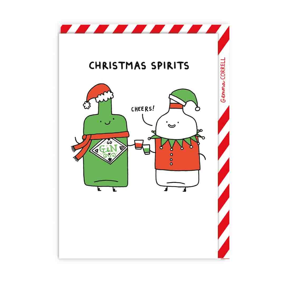 Christmas Spirits Holiday Card | Ohh Deer (UK)