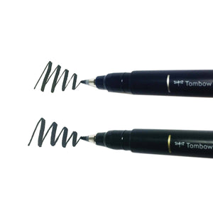 Fudenosuke Calligraphy Brush Pens | 2-Pack | Tombow (Japan)
