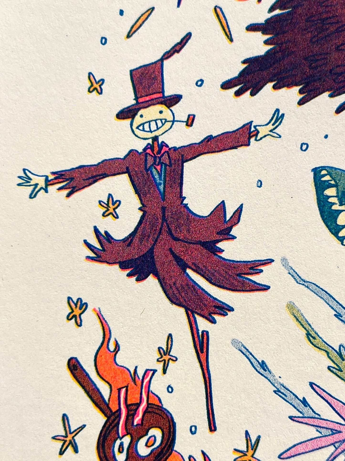 Howl's Moving Castle Riso Print (Small) | Natalie Andrewson (CA)