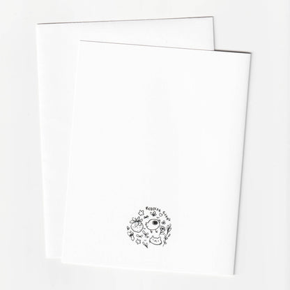 Thank You Bun with Flowers Card | Rebekah Evans (NC)