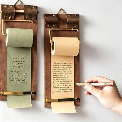 Vintage Style Long Roll Notebook/List Scroll