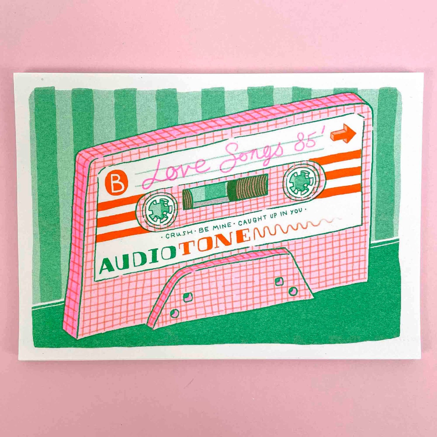 A5 Mixtape Risograph Print | Jacqueline Colley (UK)