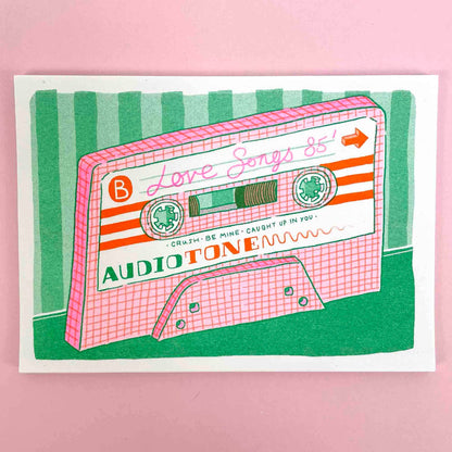 A5 Mixtape Risograph Print | Jacqueline Colley (UK)