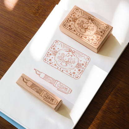 Strawberry Bunny stamp tin mystery box by Thousand Skies, alternate view 9