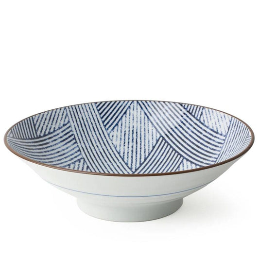 Aizome Shima Serving Bowl(Japan)