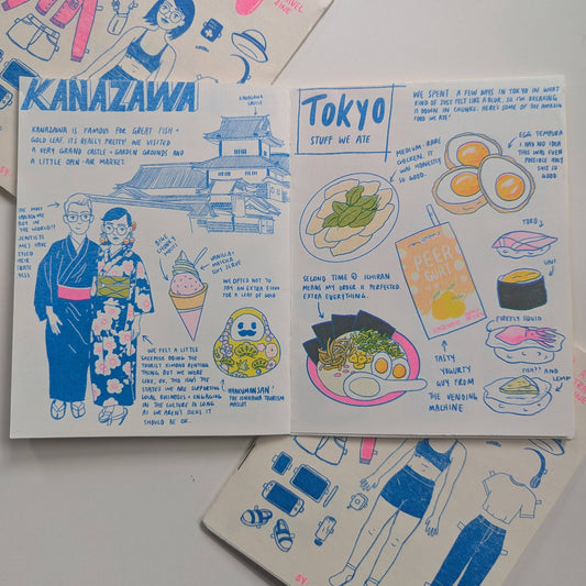 Japan Travel Risograph Zine | Christina Hu (CA)