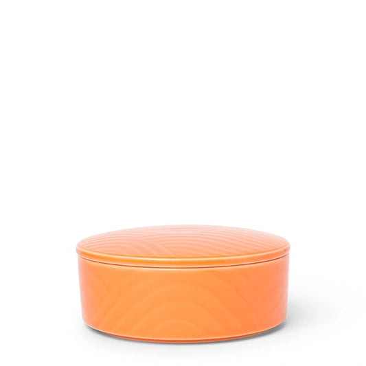 Himari Orange Ceramic Bowl | Short | (Japan)