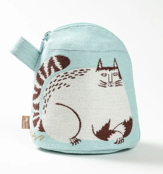 Cat Woven Zipper Pouch | moritaMiW (Japan)