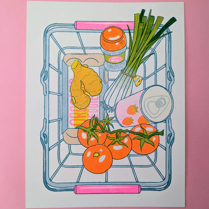 Tomato Egg Risograph Print | Christina Hu (CA)