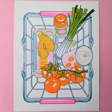 Load image into Gallery viewer, Tomato Egg Risograph Print | Christina Hu (CA)
