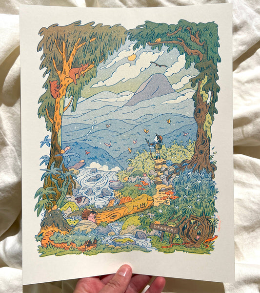 Mountain Dreams Risograph Print | Natalie Andrewson (CA)