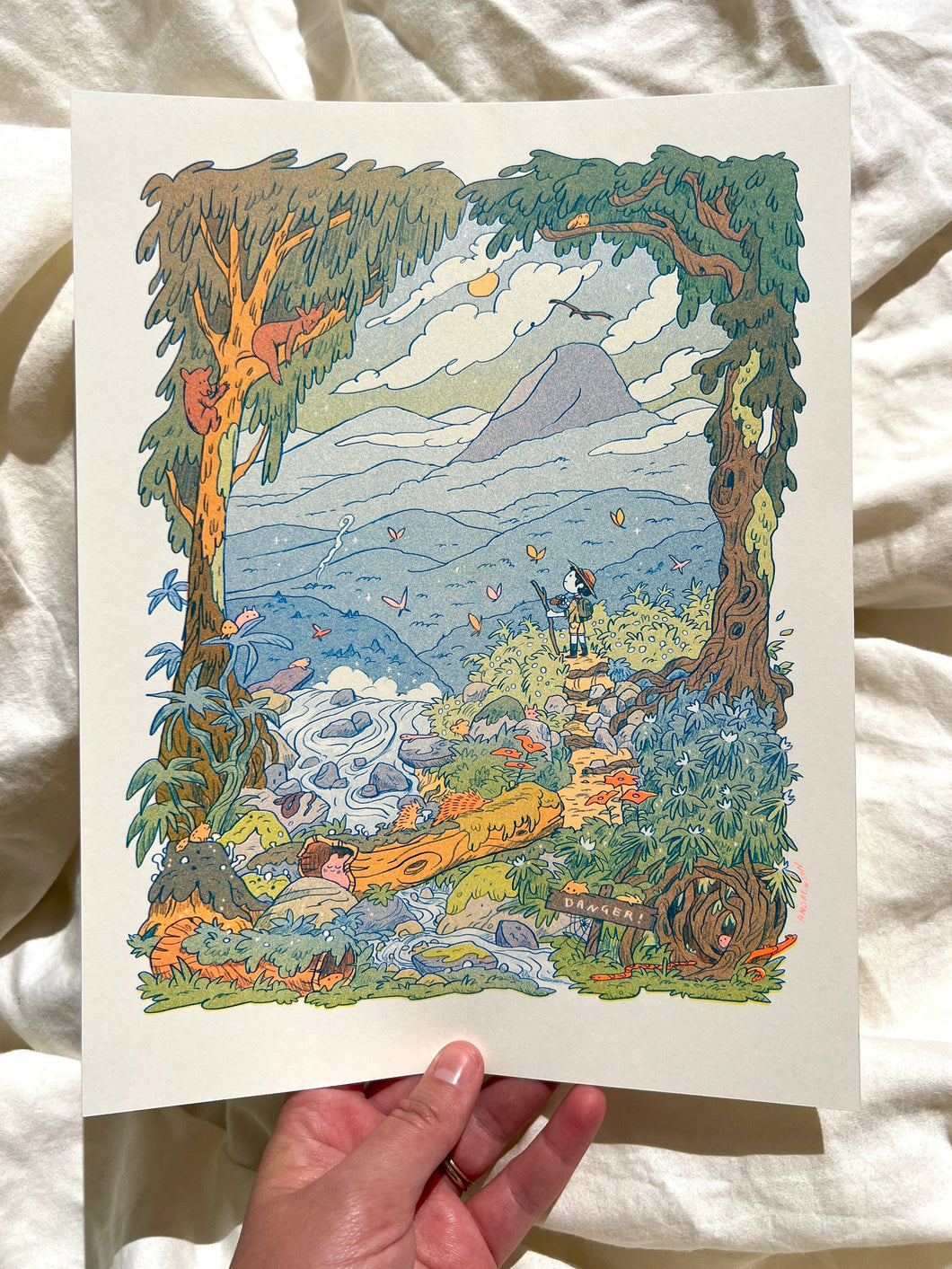 Mountain Dreams Risograph Print | Natalie Andrewson (CA)