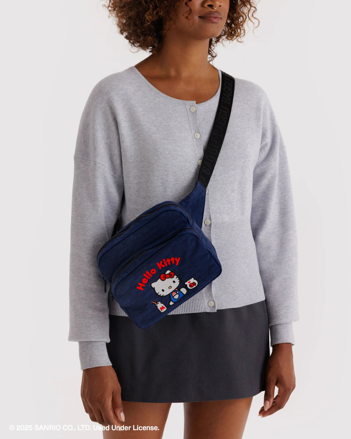 Embroidered Hello Kitty Milkshake Fanny Pack | Baggu x Hello Kitty