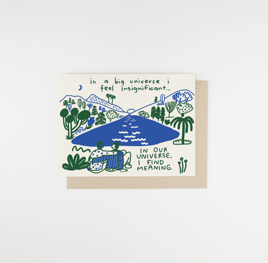 In Our Universe Letterpress Card | People I’ve Loved (CA)