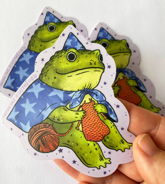 Frog Wizard Sticker | Marika Paz (OR)