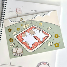 Load image into Gallery viewer, Picnic Gold Foil Postcard
