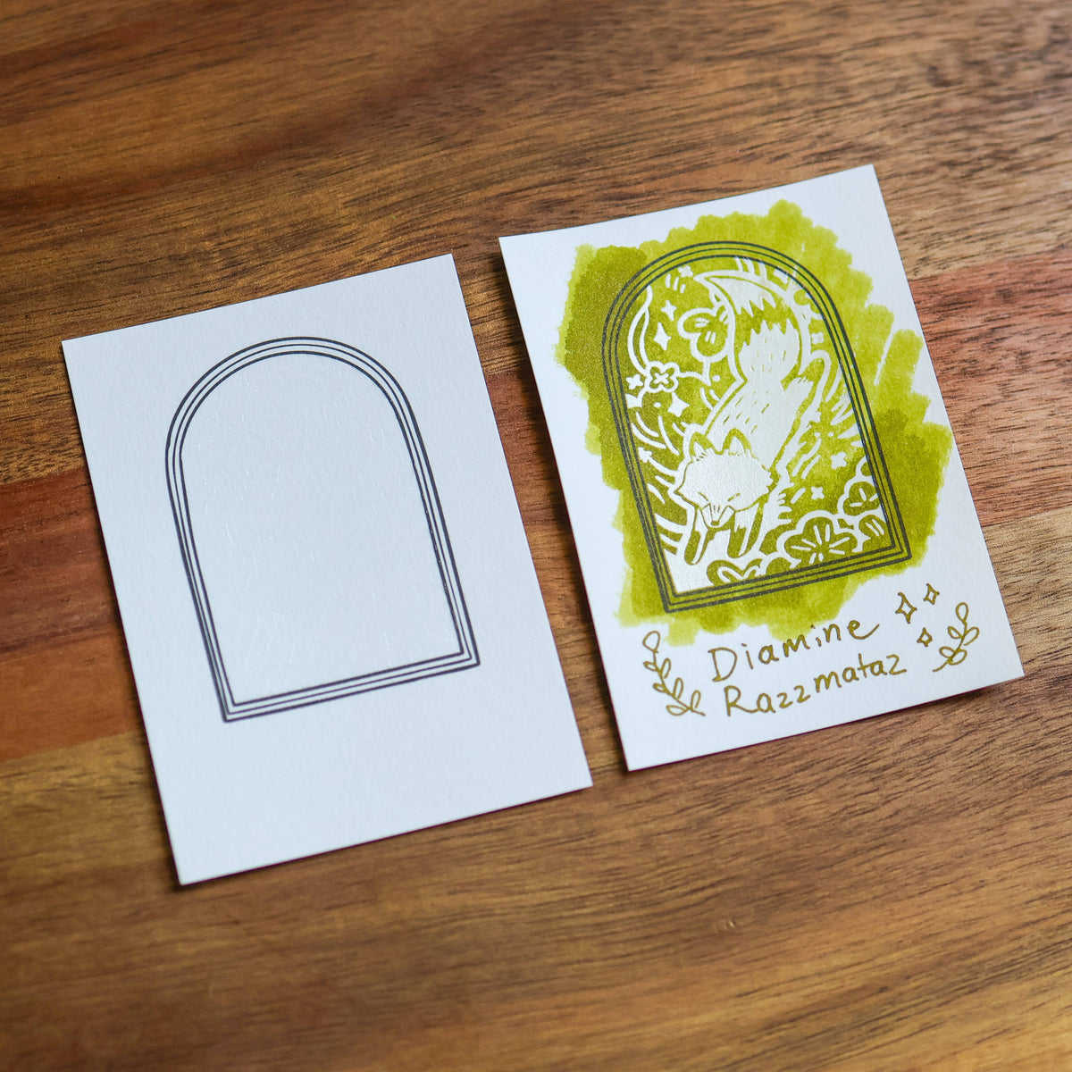 Flower Tales ink swatch cards by Thousand Skies, alternate view 4
