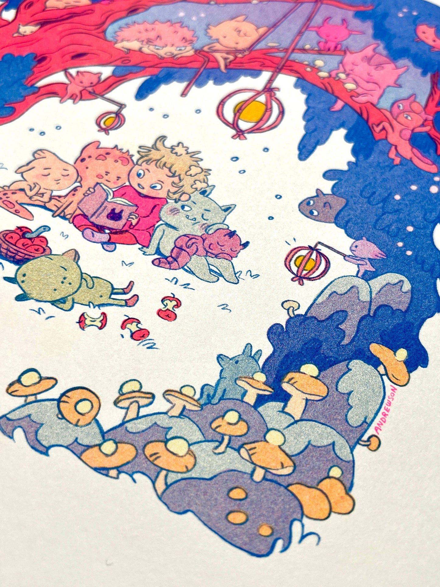 Bedtime Story Risograph Print (Small) | Natalie Andrewson (CA)