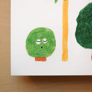 Four Trees Art Print | Oitama (CA)