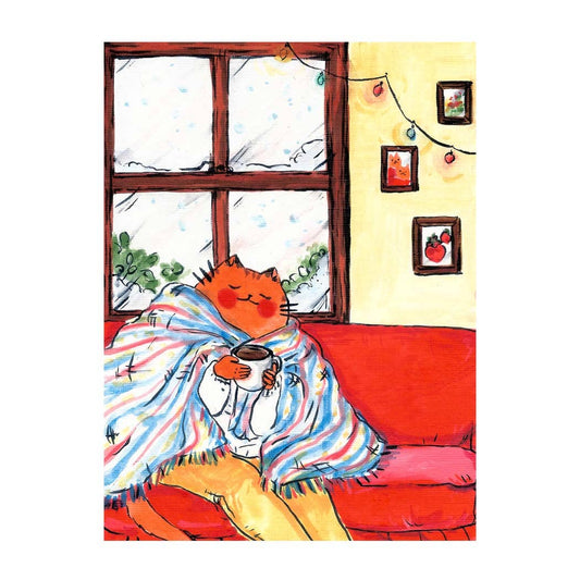Morning Coffee Art Print | Rebekah Evans (NC)