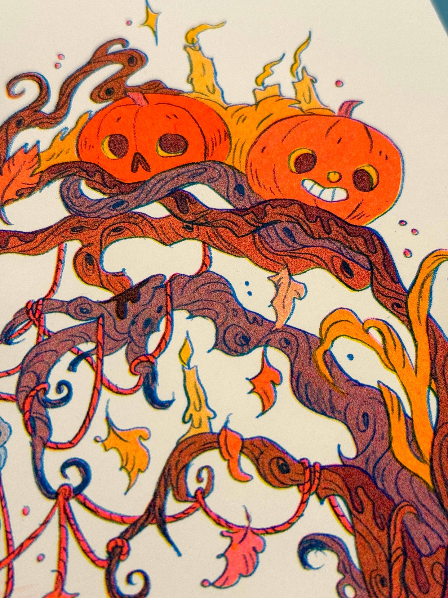 Ain’t That Just The Way Small | Over The Garden Wall tribute Riso Print | Natalie Andrewson (CA)