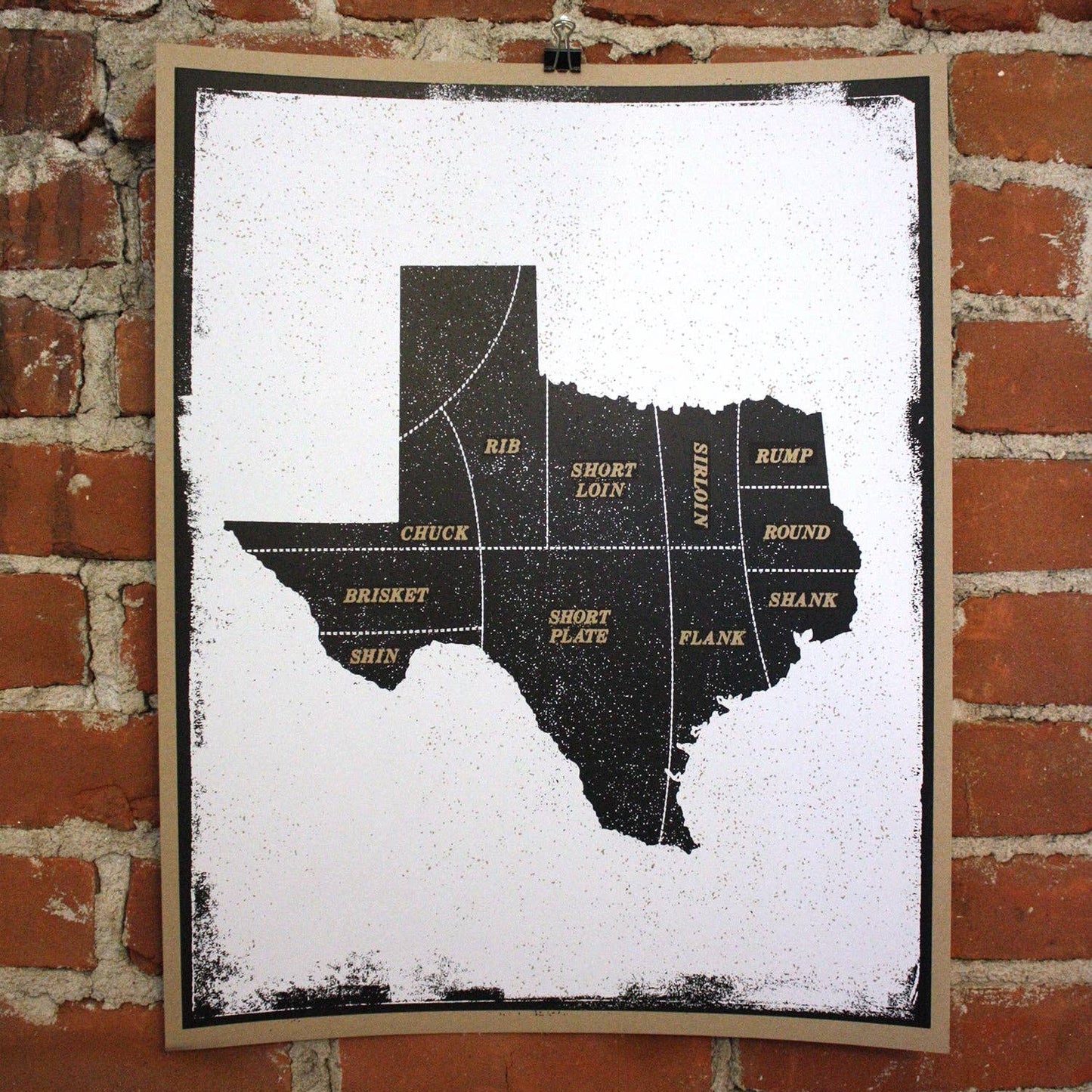 Choice Texas Cuts Screenprint | Nate Duval (MA)