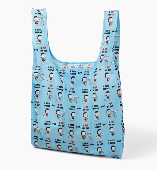 I Love My Cat Extra Large Shopper Bag | Angry Little Girls (CA)