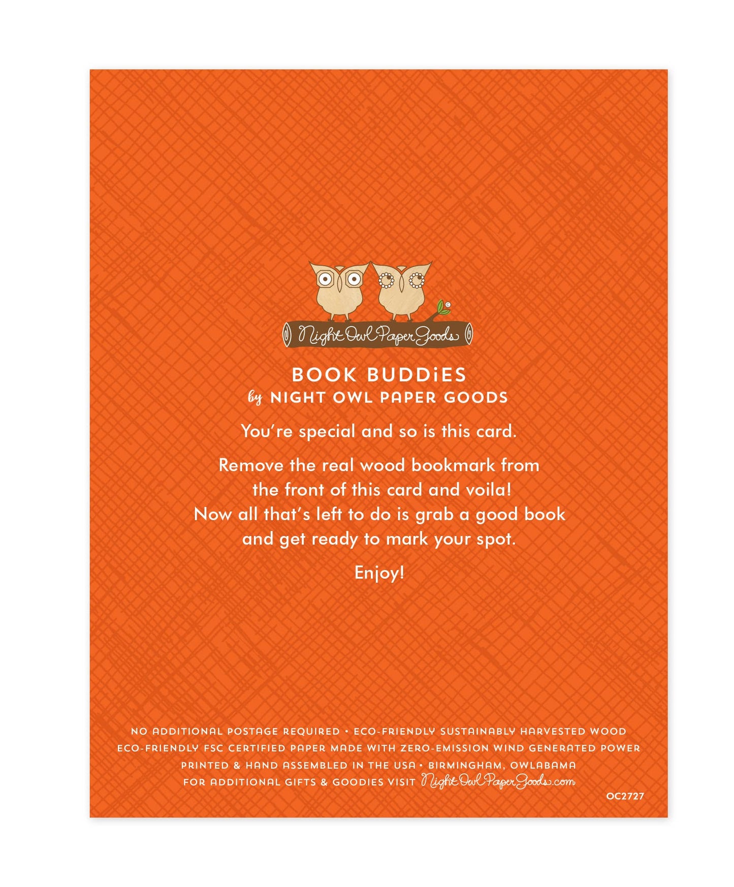 Congrats Chapter Bookmark Congratulations Card | Night Owl Paper Goods (AL)