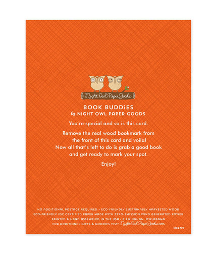 Congrats Chapter Bookmark Congratulations Card | Night Owl Paper Goods (AL)