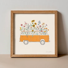 Load image into Gallery viewer, Wildflowering Van Art Print | Hush Poppy Collection | Kaari Selven (OR)
