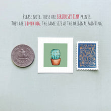 Load image into Gallery viewer, Cactus Mini Art Print | Mick’s Art Goods (WA)
