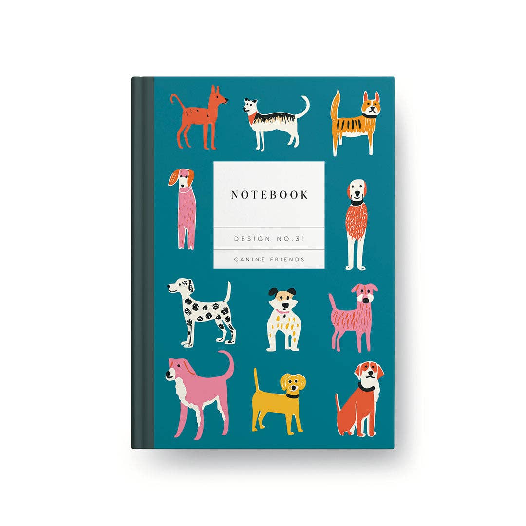 Kaleido No.31 Canine Friends Hardback Notebook | Ohh Deer (UK)