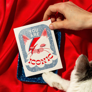 You Are Iconic Risograph Greeting Card | Bromstad Printing Co. (VA)