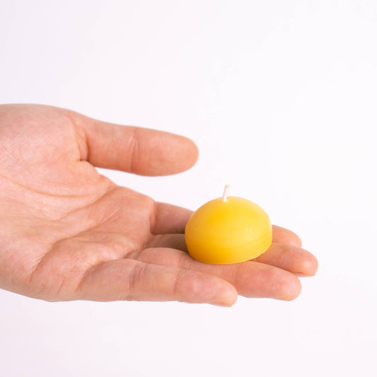 Extra Yolk Beeswax Tea Light Refill for Ceramic Egg Tea Light Candle Holders | Collin Garrity (MO)