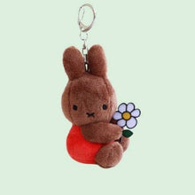 Load image into Gallery viewer, Miffy &amp; Friends with Flower Plush Key Chain Bag Charm | 3rd Round (KR)
