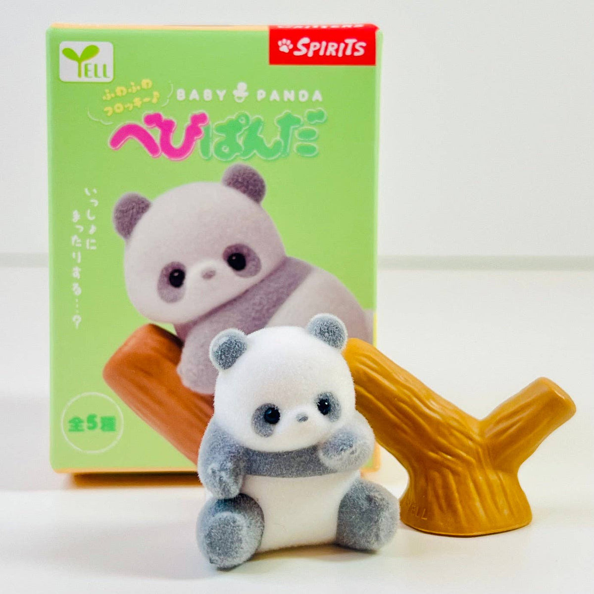 Fuzzy Panda blind box by Yell – flocked baby panda figure – photo 6