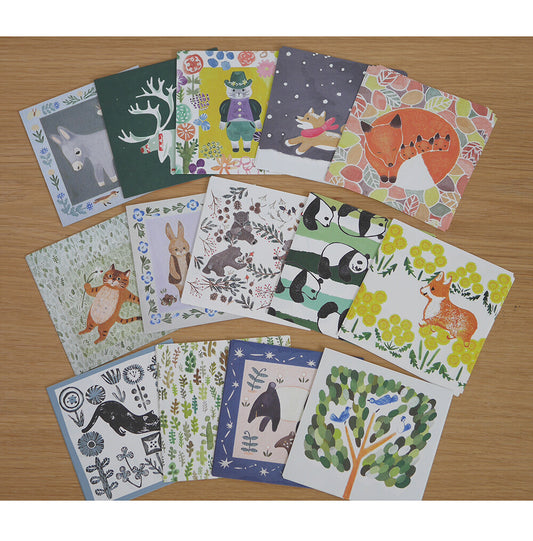 Animal Letter Paper Memo Set  | 4legs (Japan)