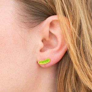 Pickle Enamel Earrings | Jenny Lemons (CA)