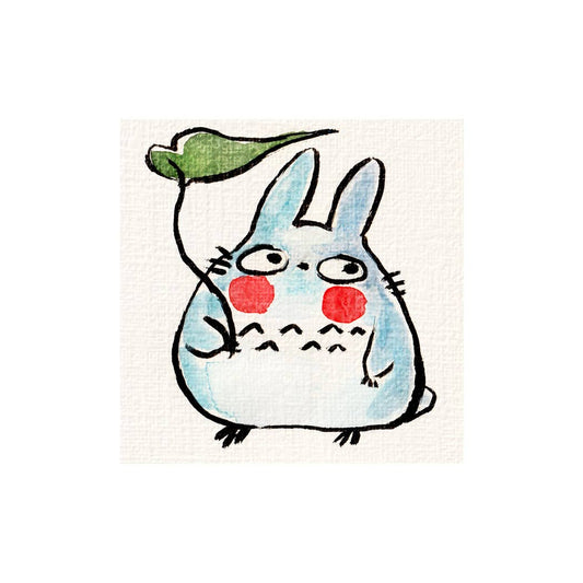 Lil' Blue Totoro Mini Print | Rebekah Evans (NC)