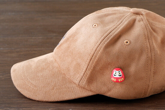 Ceramic Daruma Brooch | Japan