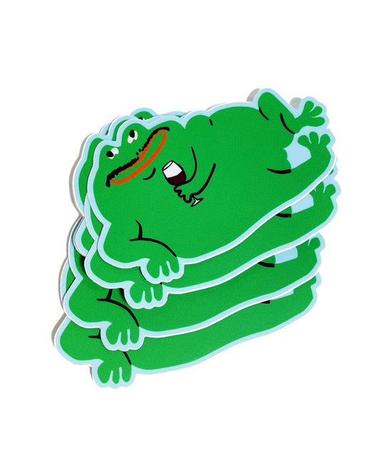 Wine Frog Sticker | Kristi Micotti (CA)
