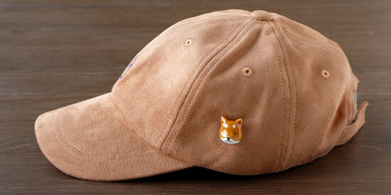 Ceramic Shiba Dog Brooch | Japan
